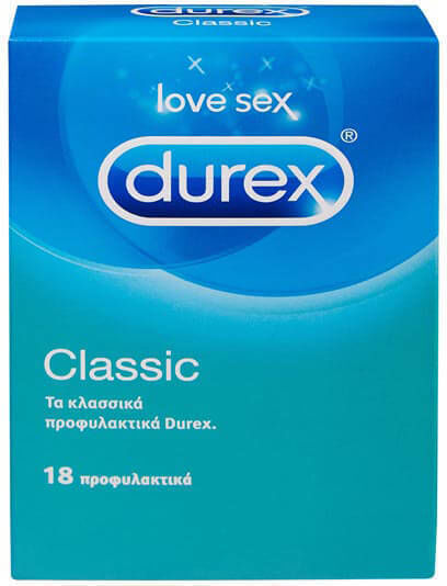 Durex Classic Condoms 18pcs