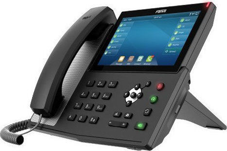 Fanvil X7 Verkabelt IP-Telefon mit 20 Linien in Schwarz