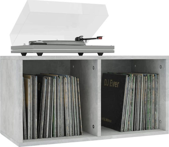 vidaXL с 1 полици Concrete Gray 71x36x34см