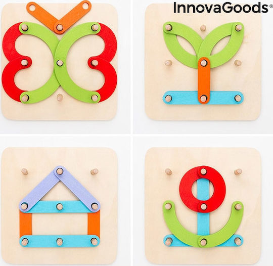 InnovaGoods Βρεφικό Παιχνίδι Παιχνίδι Εκμάθησης Αριθμών και Γραμμάτων Koogame από Ξύλο για 36+ Μηνών