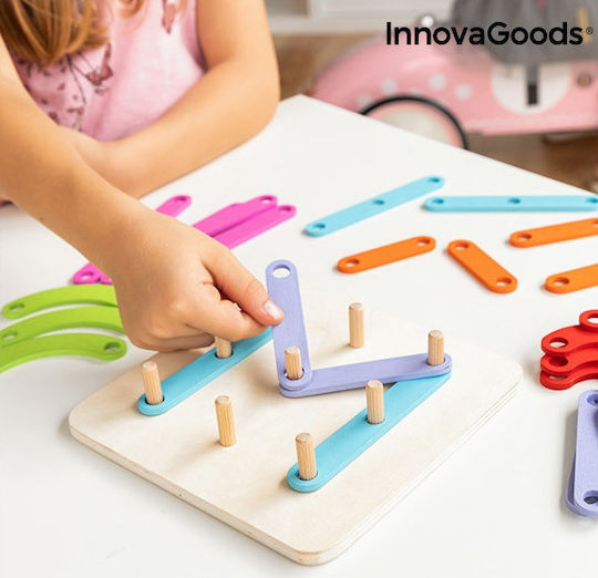 InnovaGoods Βρεφικό Παιχνίδι Παιχνίδι Εκμάθησης Αριθμών και Γραμμάτων Koogame από Ξύλο για 36+ Μηνών