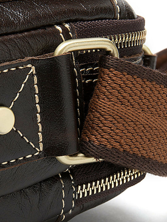 Leather Men's Bag Shoulder / Crossbody Brown