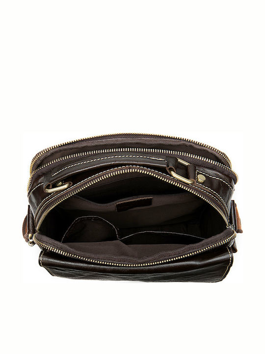 Leather Men's Bag Shoulder / Crossbody Brown