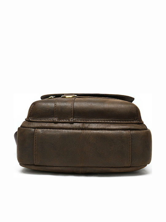 Leather Men's Bag Shoulder / Crossbody Brown