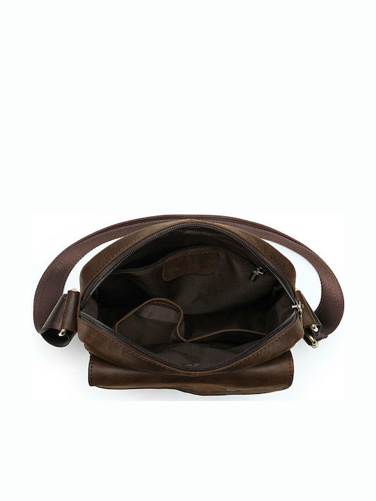 Leather Men's Bag Shoulder / Crossbody Brown