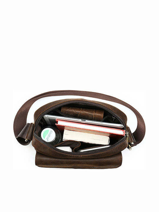 Leather Men's Bag Shoulder / Crossbody Brown