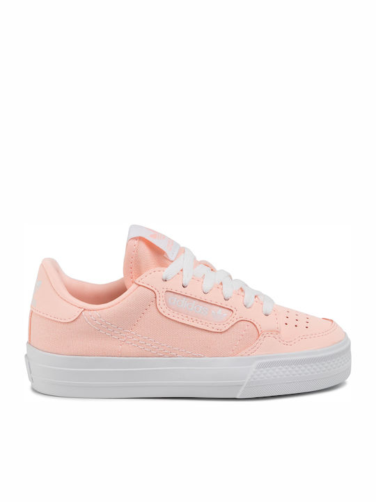 Adidas Kinder-Sneaker Continental Vulc C Clear Orange / Cloud White