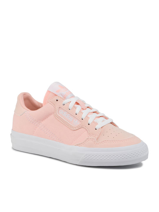 Continental Vulc J Kids Sneakers Clear Orange / Cloud White