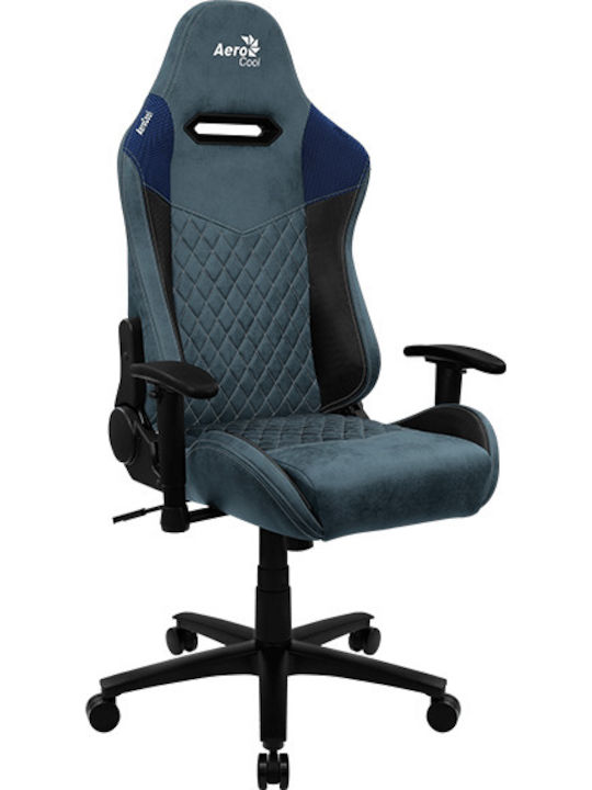 Aerocool Duke Геймърски стол с регулируеми подлакътници Steel Blue