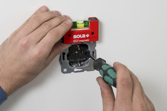 Sola Go! Magnetic Plastic Spirit Level Magnetic with 1 Eye
