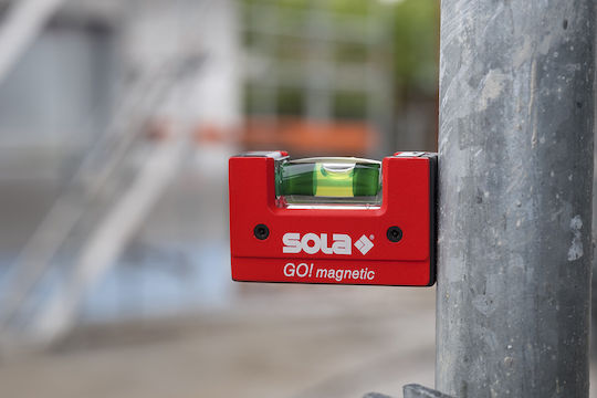 Sola Go! Magnetic Plastic Spirit Level Magnetic with 1 Eye