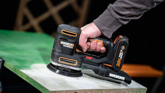 Solo Battery Powered Multi-Sander 20V with Speed Control and with Suction System WX820.9