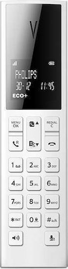 M350 Telefon fără fir cu Meniu în Limba Greacă Alb