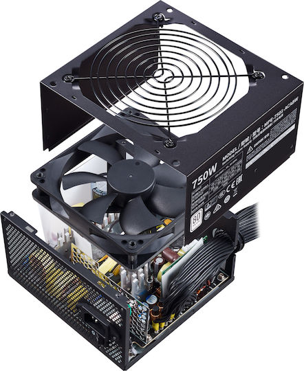 CoolerMaster MWE 750 rev. 2.0 750W White Computer Power Supply Full Wired 80 Plus Standard