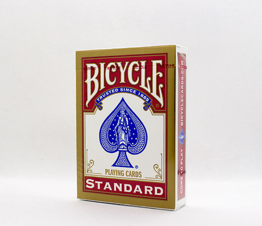 Bicycle Rider Back International Standard Index Playing Cards Laminated Red
