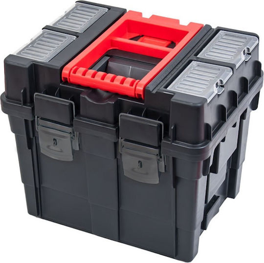 Patrol HD Compact Tool Storage Plastic Wheeled Box W45xD35xH64.5cm 29549474