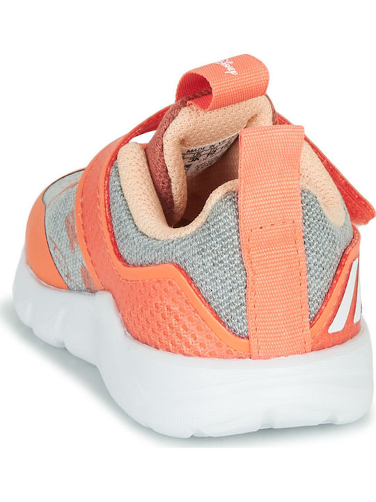 Minnie Παιδικά Sneakers με Σκρατς Light Grey Heather / Cloud White / Semi Coral