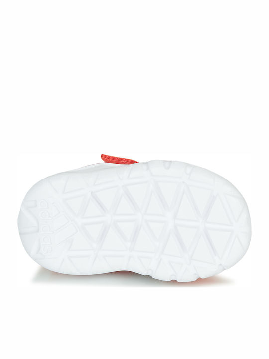 Minnie Παιδικά Sneakers με Σκρατς Light Grey Heather / Cloud White / Semi Coral