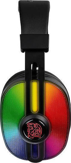 Thermaltake Pulse G100 3D RGB Over Ear Gaming Headset με σύνδεση 2x3.5mm / USB