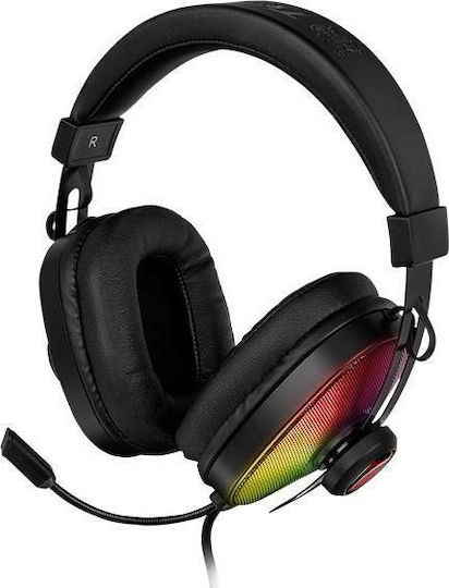 Thermaltake Pulse G100 3D RGB Over Ear Gaming Headset με σύνδεση 2x3.5mm / USB
