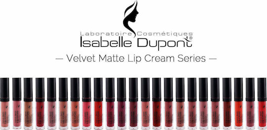 Isabelle Dupont Velvet Matte Lip Cream Lang anhaltend Flüssig Lippenstift Matt 5.5ml