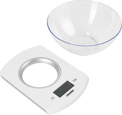 Mesko MS 3163 Digital Kitchen Scale with Bucket up to 5kg White
