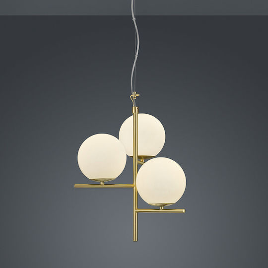 Trio Lighting Pure Verstellbar Hängelampe Bronze mit Fassung E14, E.14 40cm.