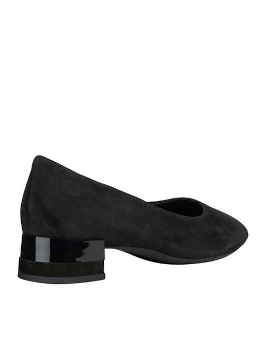 D Chloo Suede Γόβες Μαύρες