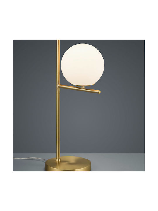 Trio Lighting Pure Metal Table Lamp for Socket E14 with Gold Base