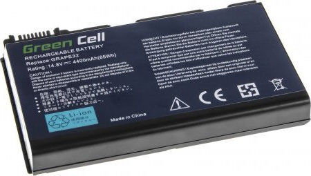 Green Cell Compatible Battery for Acer TravelMate 5220/5520/5720/7520 with 4400mAh