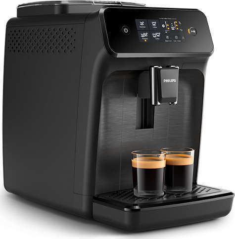Philips Series 1200 Automatic Espresso Coffee Machine 1500W Pressure 15bar with Grinder Black EP1200/00