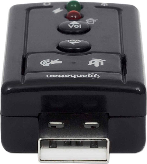Manhattan Εξωτερική USB Κάρτα Ήχου 7.1 152341