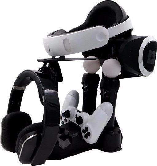 Multifunction Stand Charging Controller-Ladestation 2 Controller PS4 / VR (Virtual Reality) Schwarz