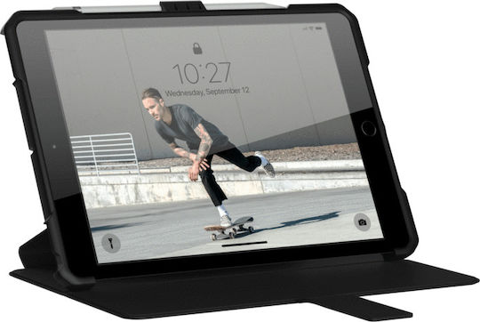 UAG Metropolis Flip Cover Durable Black for iPad 2019/2020/2021 10.2''