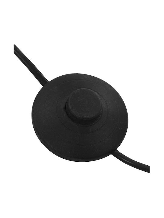 vidaXL Floor Lamp H200xW28cm. with Socket for Bulb E14 Gold