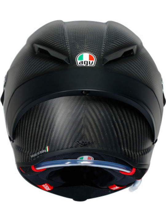 AGV Pista GP RR Matt Carbon Casca Moto Față Întreagă DOT / ECE 22.05 / ECE 22.06 1450gr cu Pinlock