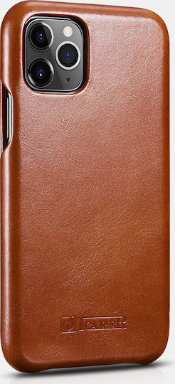iCarer Vintage Curved Edge Book Δερμάτινο / Δερματίνης Καφέ (iPhone 11 Pro)