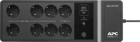 APC Back-UPS 850 UPS Off-Line 850VA 520W cu 8 Schuko Prize