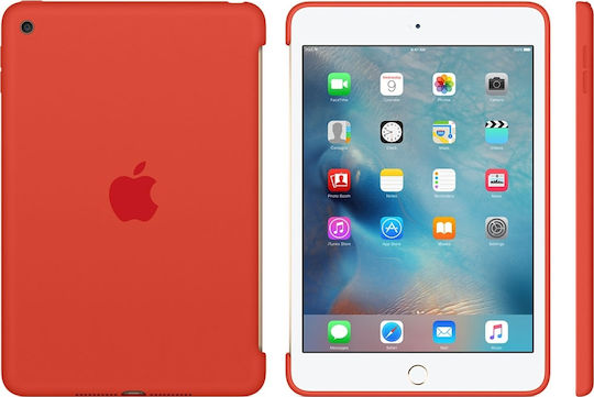 Apple Silicone Case Back Cover Πορτοκαλί (iPad mini 4)