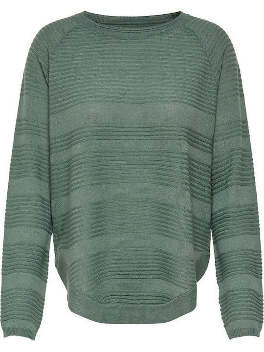 Caviar Women's Long Sleeve Sweater Chinois Green