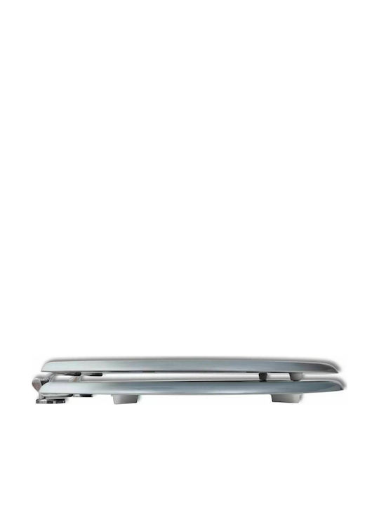 vidaXL Καπάκι Λεκάνης Ξύλινο 43.7x37.8cm Βότσαλα