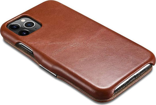 iCarer Vintage Folio Book Δερμάτινο / Δερματίνης Καφέ (iPhone 11 Pro)
