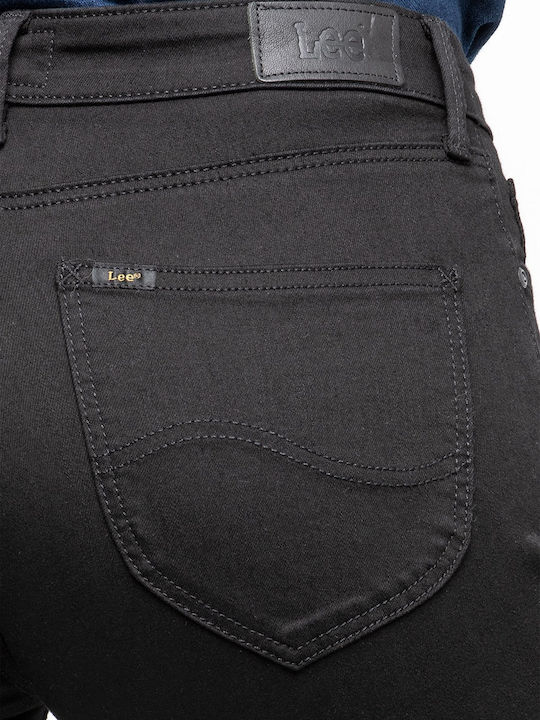 Marion High Waist Women's Jean Trousers in Regular Fit Black