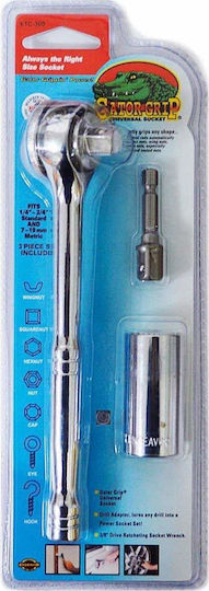 Gator Grip Gator Grip All in One 7-19mm Ратчетни и гнездови гарнитури 1\4" & 3\4" 2бр
