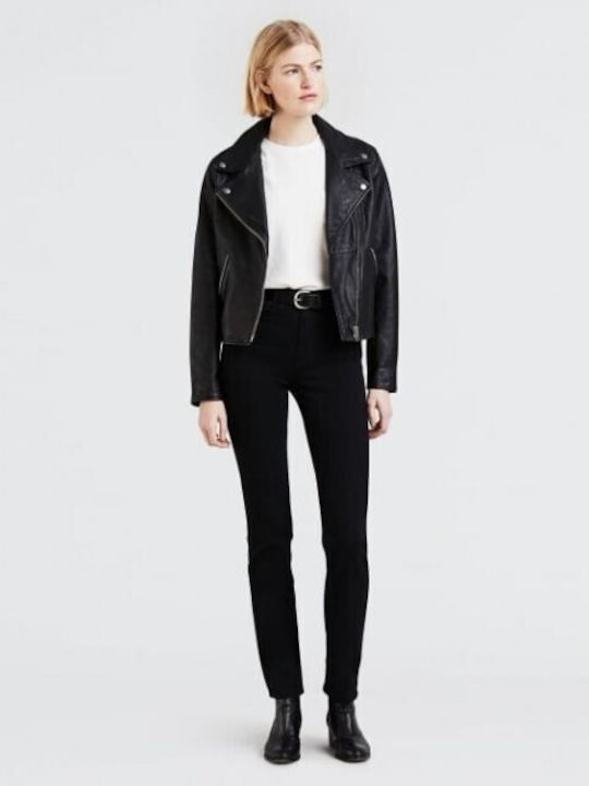 724 High Waist Women's Jean Trousers in Slim Fit Black Sheep