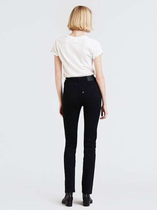 724 High Waist Women's Jean Trousers in Slim Fit Black Sheep