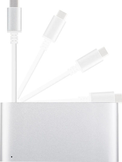 Moshi USB-C Docking Station cu HDMI 4K PD Argint (99MO084204)
