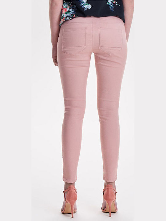 Only Femei Bumbac Pantaloni Misty Rose