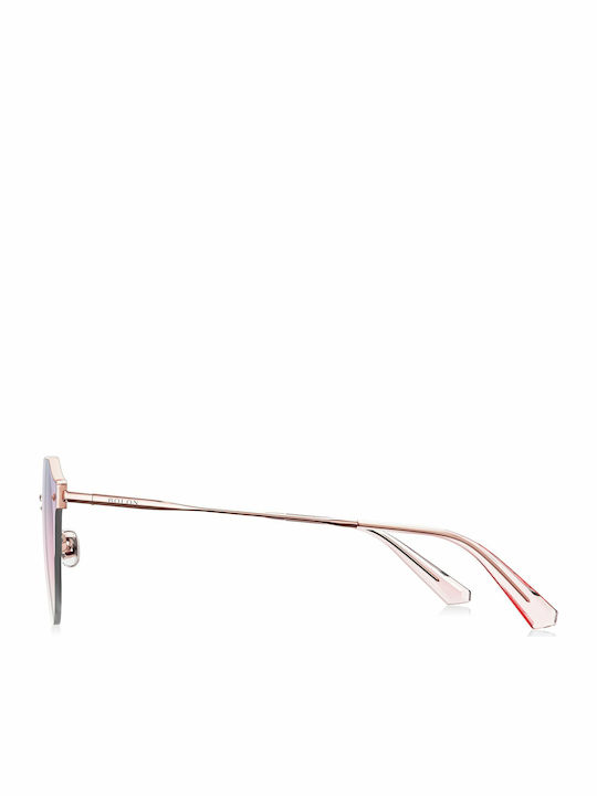 Bolon Eve Ochelari De Soare Pentru Femei Cu Ramă Metalică Rose Gold Și Lentile Violet Degrade BL7109A30