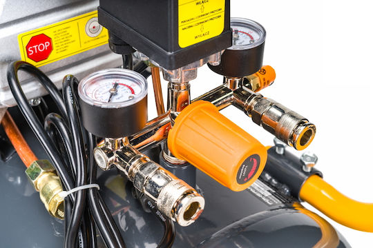Powermat Single-Phase Air Compressors 97dB with Power 2.5hp and Airtank 50lt PM-KO-50T
